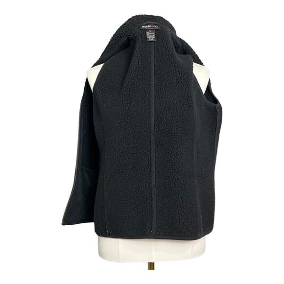 Womens Winter Vest Fux Shearling Fleece Warm Comfy Cozy Winter Fall Apres Ski M - Picture 6 of 7